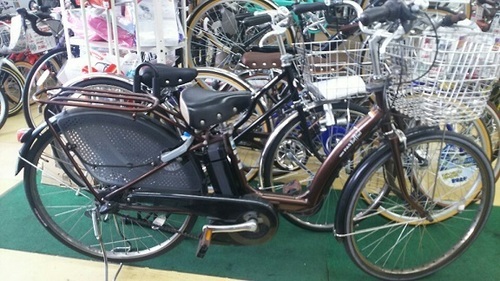 中古車出ました！！　電動アシスト自転車　YAMAHA　ラフィーニL　ブラウン　　2月11日以降お渡し