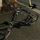 【ミニベロ】小型の黒い自転車