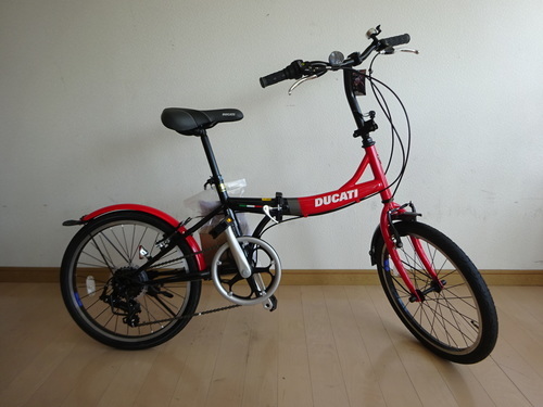 未使用品 DUCATI ドゥカティ 折りたたみ 自転車 SDF-206　20インチ ギア
