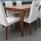 ROCKSTONEダイニングテーブル/チェアLEEVEN 6脚(014634 展示品)