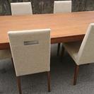 ROCKSTONEダイニングテーブル/チェアミューズ6脚 （014632 展示品）