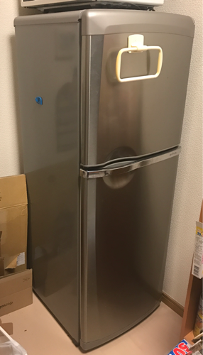 三菱製 2ドア冷蔵庫