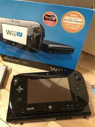 【美品】Wii U 本体 プレミアムセット KURO 32GB ブラック 黒