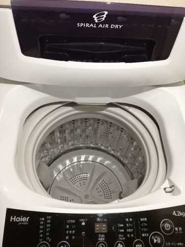 ハイアール　4.2kg洗濯機　JW-K42H-K　2015年製