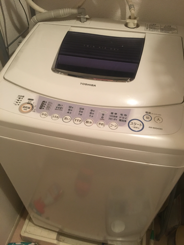 TOSHIBA 洗濯機 6kg 2006年 白