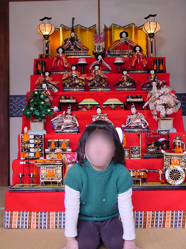 即納-96時間限定 雛人形 七段飾り雛 昭和レトロ ヴィンテージ - 通販