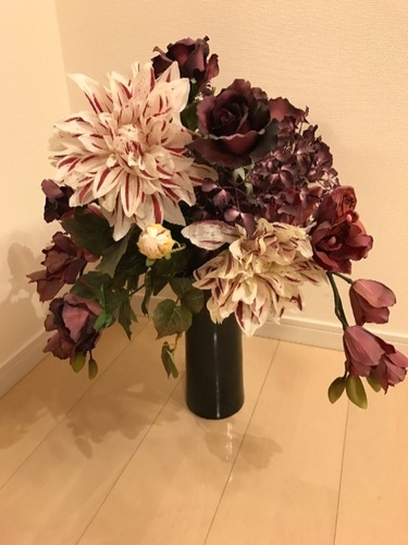 シンプル 花瓶 黒 おしゃれな造花付 なる 名古屋のインテリア雑貨 小物 花瓶 の中古あげます 譲ります ジモティーで不用品の処分