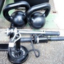 ☆	ファイティングロード FIGHTINGROAD F.R.JAPAN IVANKO バーベル セーフティベンチ トレーニングベンチ リストローラー 24+51.25kg◆ジム代も浮いて自宅でトレーニング