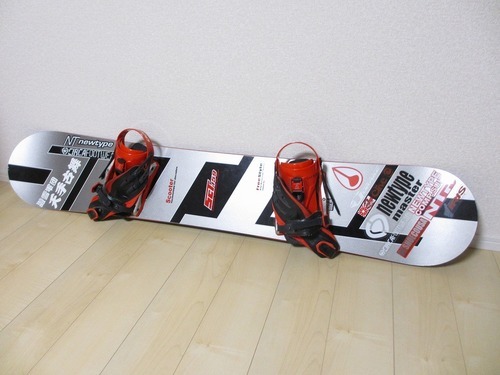 取引完了】Scooter SCTのスノーボード ビンディング付き