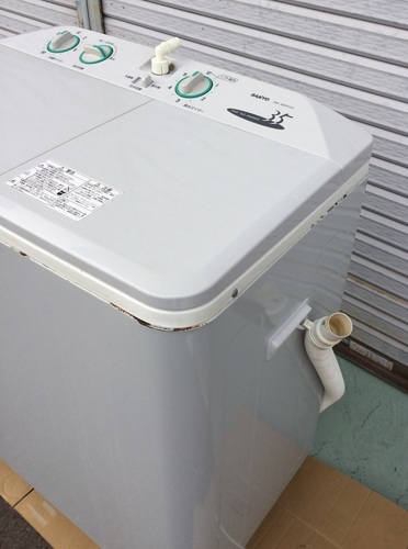 ＜美品＞サンヨー＊SW-350F2-H 二槽式洗濯機（3.5kg）