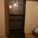 【終了】SHIRAI 本棚６段　アスコット180・60AGガラス 