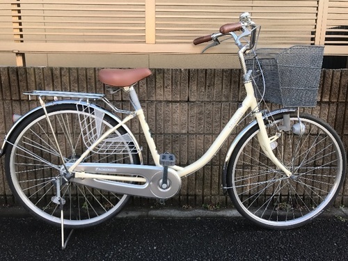 【販売済】【375】【点検整備済】軽快車　26インチ　シングルギヤ　ダイナモライト【9500円】
