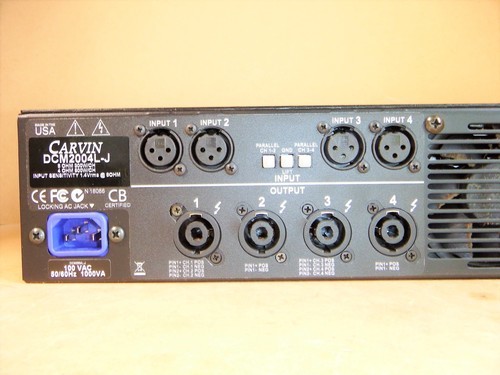 ☆カービン CARVIN DCM2004L-J 4ch高品位パワーアンプ◇省電力で ☆カービン CARVIN DCM2004L-J 4ch高品位パワーアンプ◇省電力で