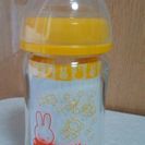 【終了】未使用チュチュベビーミッフィーガラス哺乳瓶160ml/広...