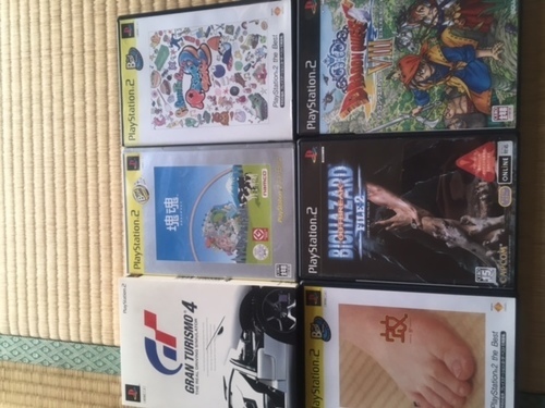PS2 プレステ2本\u0026ソフト6本\u0026コントローラー2つ(1つ新品)\u0026メモリーカード1つ