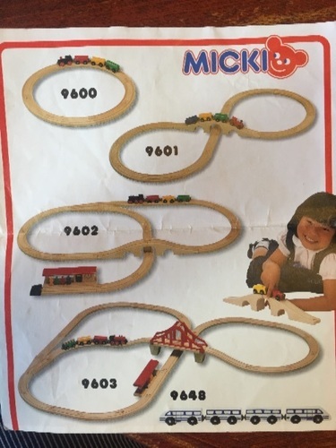 スウェーデンのMicki社のレールトイ