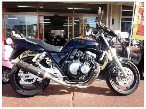 ご成約ありがとうございます。 NO.1290 CB400SF 水冷4サイクル4気筒 ヨシムラチタンカーボン集合マフラー ビキニカウル タンデムバー ☆彡