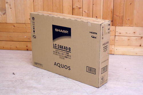 新品・未開封　SHRAP AQUOS 液晶テレビ　LC-24K40-B　24インチ