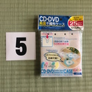 ダイソー　CD・DVD　両面不織布ケース　25枚入り　新古品
