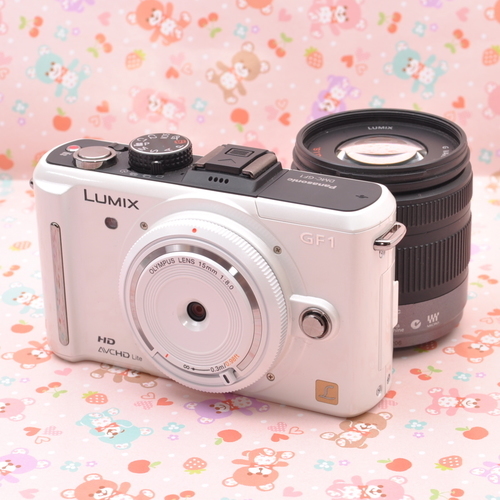 ★★★完売★★★　♥Wi-Fi SD付♥Panasonic LUMIX DMC-GF1 *205