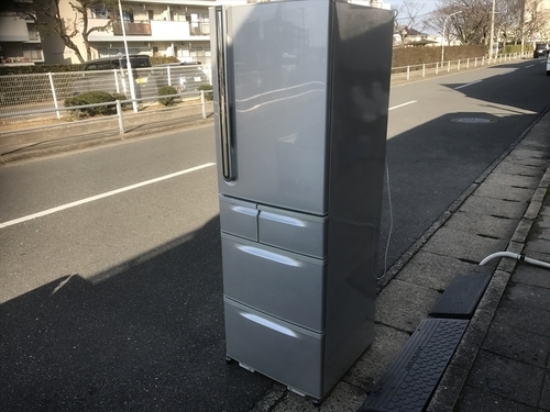 福岡市早良区 東芝 5ドア 冷凍冷蔵庫 401L GR-40ZS