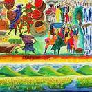 3/12「奇跡とアートのルワンダ(Miracle and Art in Rwanda) ルワンダ人画家Augustinのルワンダのお話」＆/3/19「ルワンダのアフリカンギフトカードを作ろう！ワークショップ」の画像