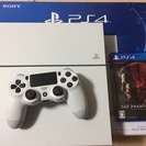 【値下げ】PS4ホワイト 美品 箱フルセット(おまけのMGS5:...