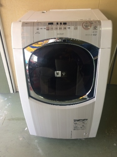 SHARP☆プラズマクラスタードラム式 洗濯乾燥機★9/6kg