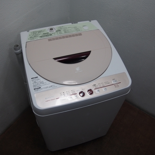 おすすめ 省水量タイプ SHARP Agイオンコート 5.5kg 洗濯機 BS84