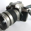 超美品！　NIKON μ　純正ダブルレンズ、ケース等一式のフイルム一眼レフカメラ
