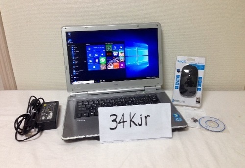 美品 NEC VK25MD-C/ Win10pro /Core i5 第2世代 /メモリ 4GB/ 大容量 500GB / DVDマルチ / 無線LAN / USB 3.0