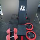 【取引終了】フラットインクラインベンチ プレートダンベルまとめて