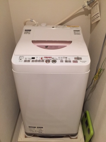 SHARP シャープ　2014年製　たて型洗濯乾燥機　ES-TG60L-P　６Kg