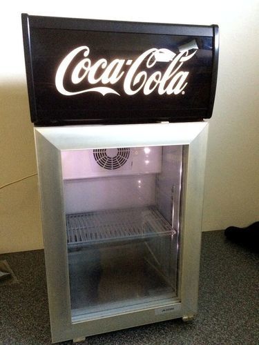 おまけ付き 大分県 非売品 ハイアール コカコーラ 冷蔵庫 JR-CC25A ショーケース 2010年製