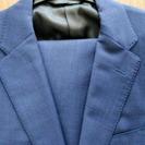 〈中古〉イタリア生地CANONICO使用　スーツ(濃紺・ブルー)