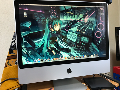 iMac Early2009 24ｲﾝﾁ OS X10.9.5アップグレード済み
