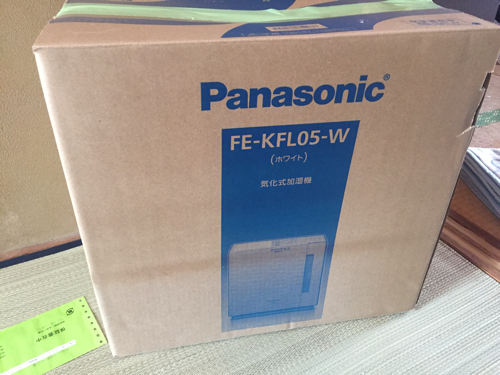ほぼ新品 箱入り 取説付き Panasonic 加湿器 FE-KFL05 気化式 15年製