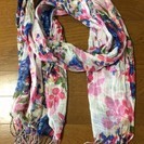 【2月中希望】美品！花柄のストール