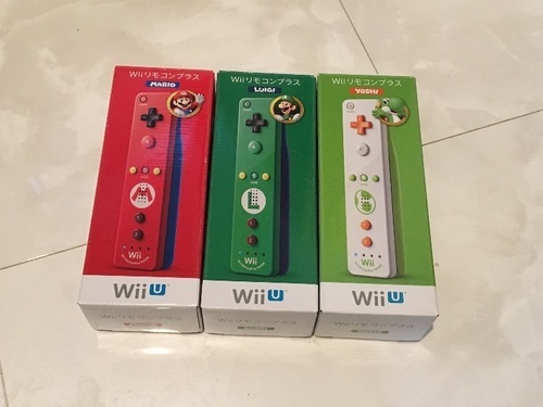 wii リモコンプラス マリオ ルイージ ヨッシー セット wii U リモコン