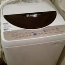 SHARPのAG+イオンコートの洗濯機！6㎏