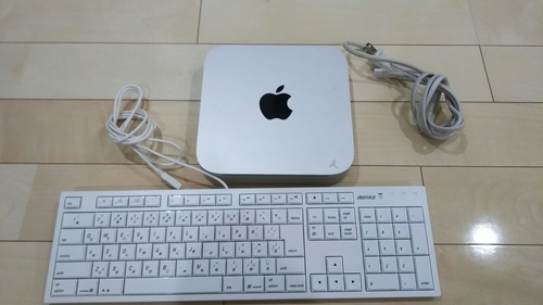 【交渉成立】Macmini　A1347　2.66GHz 8GB（箱付き）＋キーボード（バッファロー）