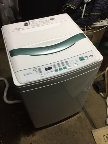 SANYO8キロ洗濯機