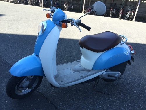 HONDA SCOOPY ホンダ クリア スクーピ 50cc ブルー