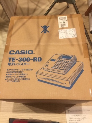 カシオレジスター新品未使用です。