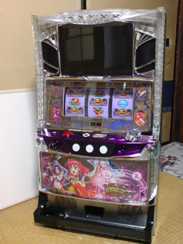 パチスロ実機 マジカルハロウィン4 コイン不要機付