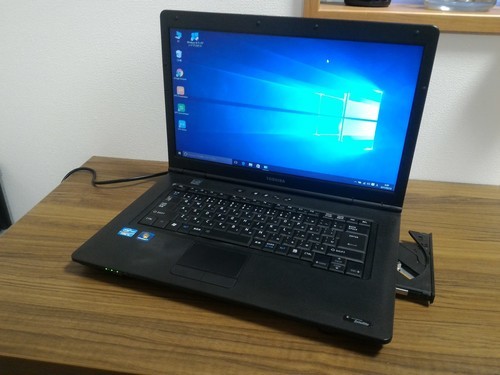 お取引中)第2世代i5 ﾒﾓﾘ4G Office2016搭載 Windows10ノートPC Core-i5/4GB/250GB/DVD-ROM/無線LAN/KingSoft Office2016 [東芝 Dynabook B551/E]