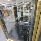 アンティーク小型キュリオケース▼飾り棚▼湯河原・頓珍館▼3QT01292/