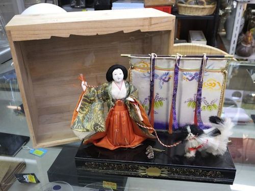 古～い年代物の雛人形です。/狗引■骨董■日本人形■湯河原・頓珍館■■3QT02267/