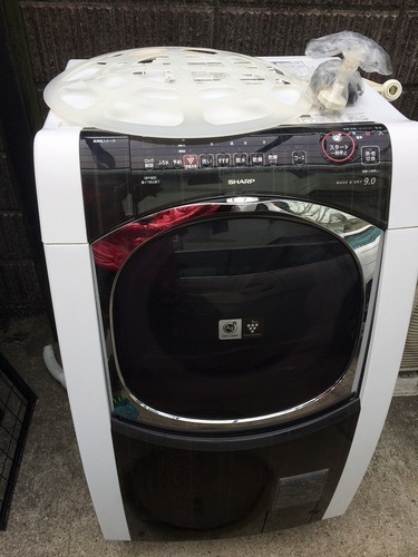 シャープ ドラム式洗濯機 ES-HG92G 洗濯機 2008年製