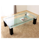 ニトリ　クールなガラス天板のセンターテーブル